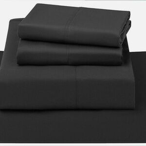Bed Sheet Set 4 Piece 100% Egyptian Cotton Comfort 1000 Count Deep Pocke…
